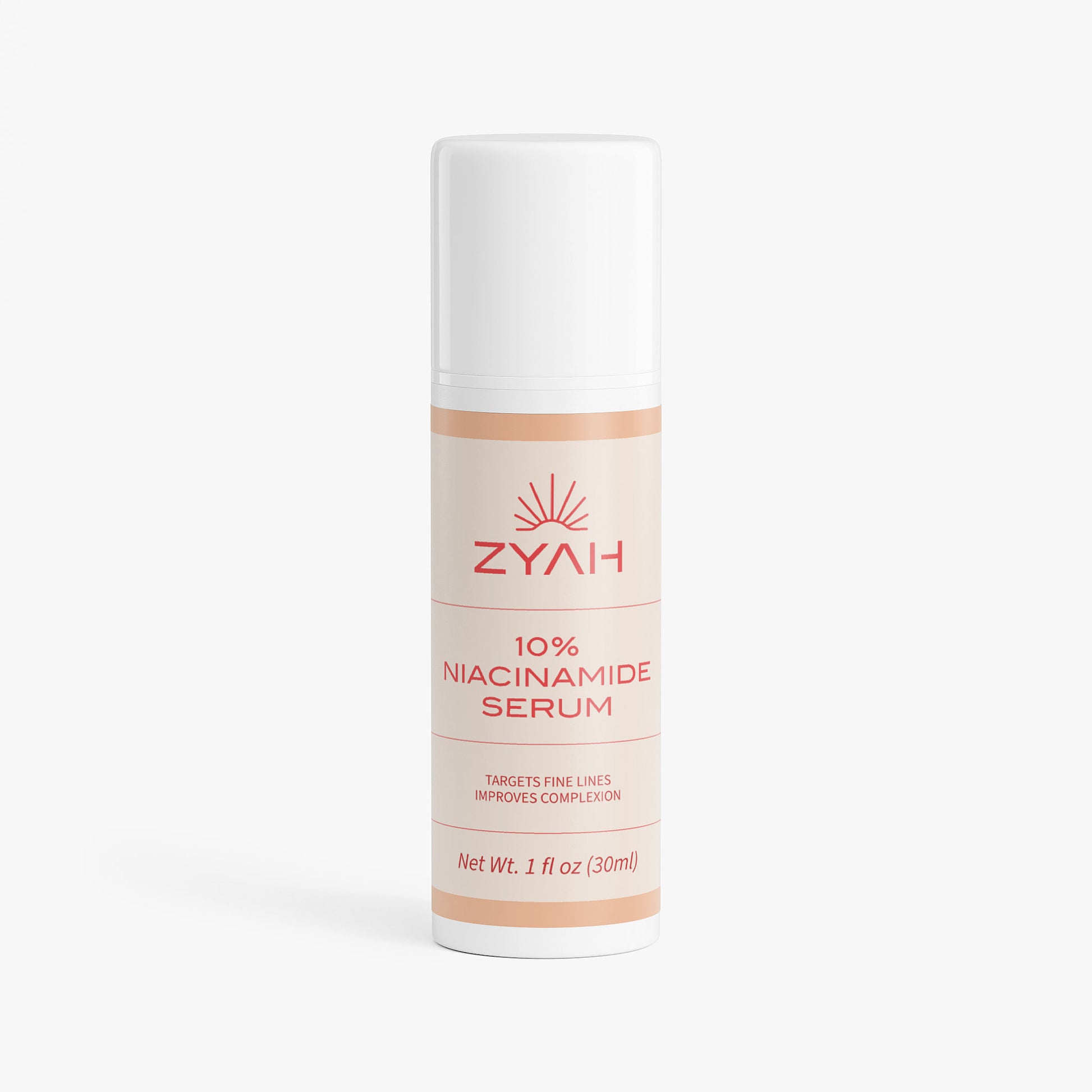 Zyah 10% Niacinamide Serum for a glowing skin  on a white background