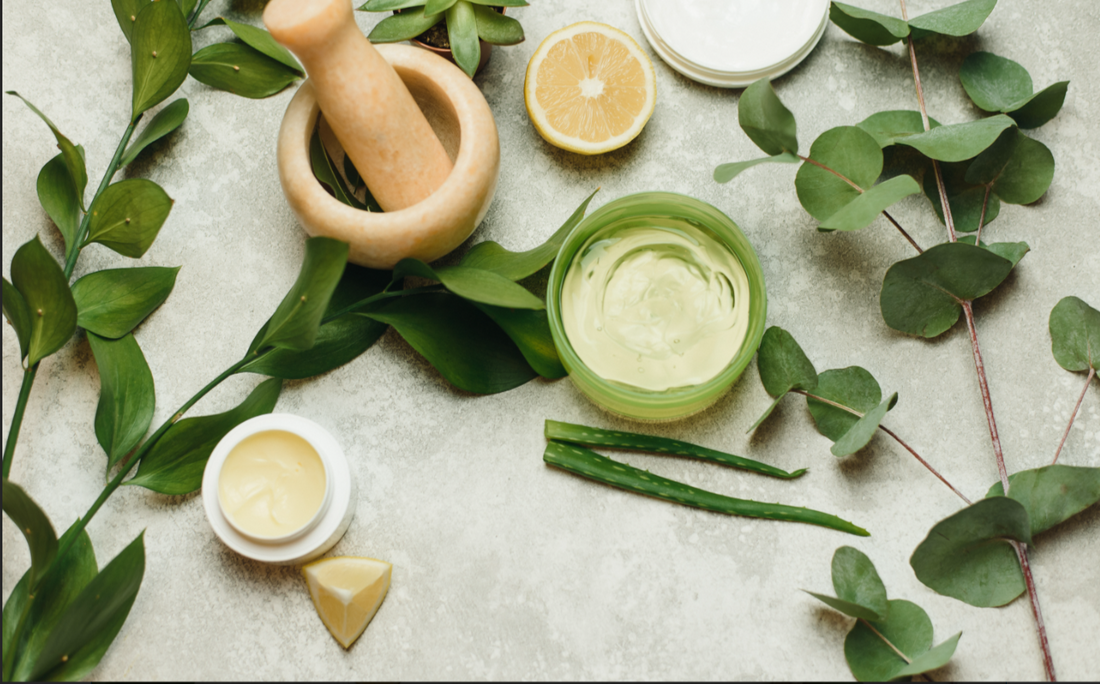 Zyah Beauty vegan skincare products with plant-based ingredients and coral-pastel background