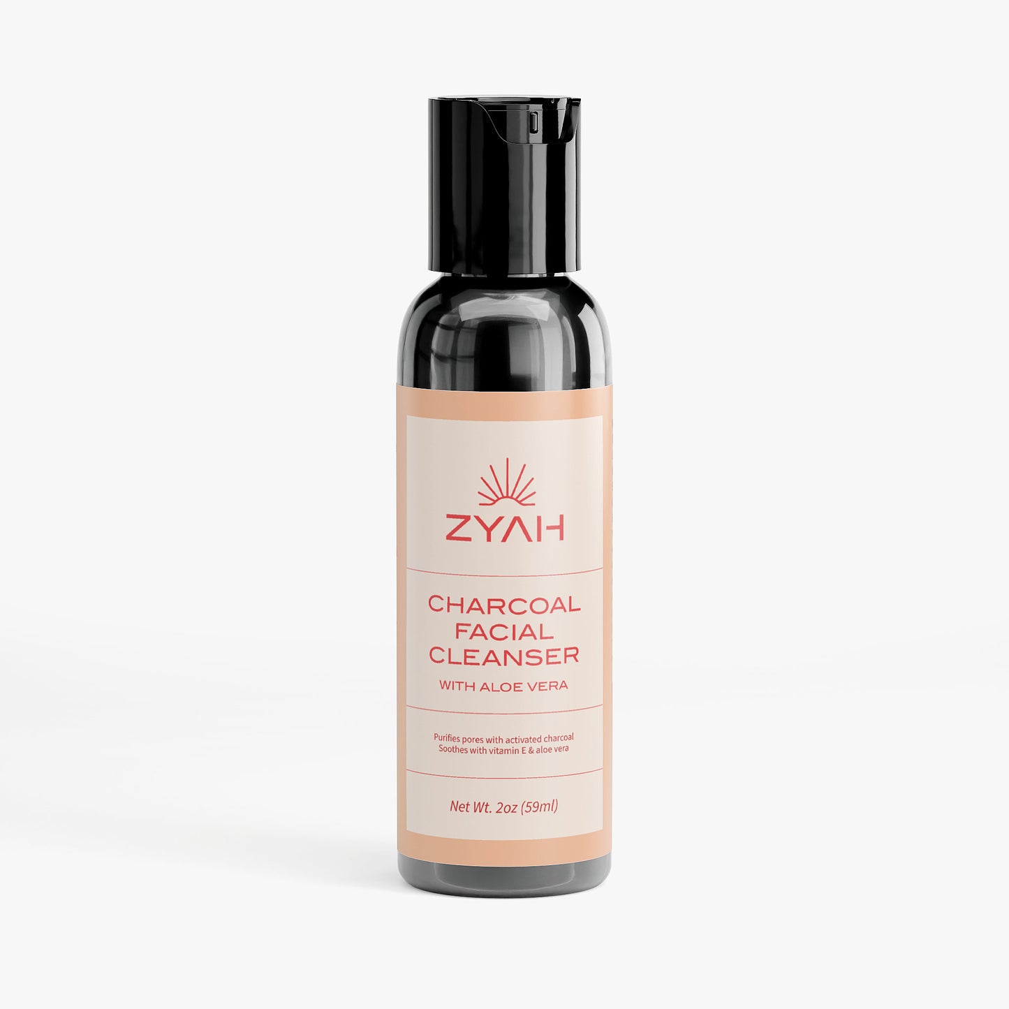 Zyah charcoal facial cleanser Clean skincare