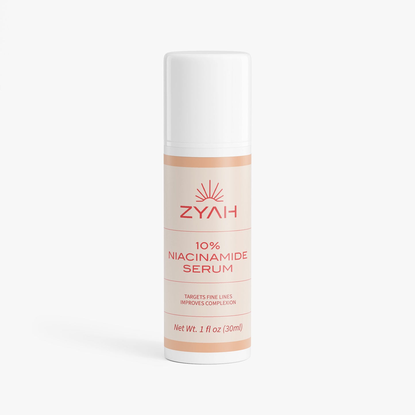 Zyah 10% Niacinamide Serum for a glowing skin  on a white background