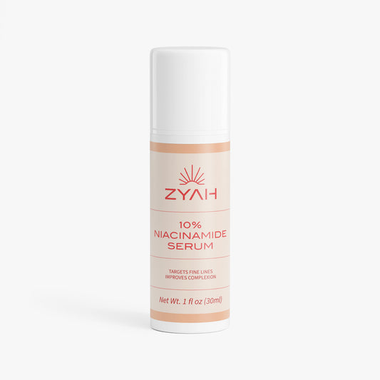 Zyah 10% Niacinamide Serum for a glowing skin  on a white background
